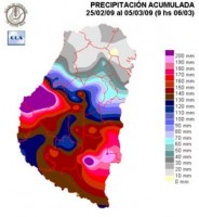 Mapa de precipitaciones