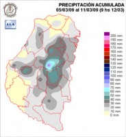 Mapa de precipitaciones