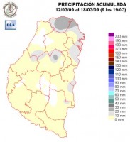 Mapa de precipitaciones