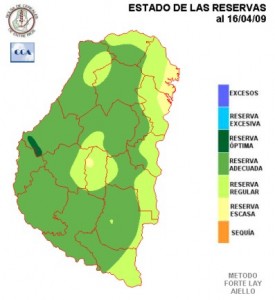 Mapa de reservas