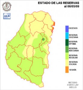 Mapa de precipitaciones