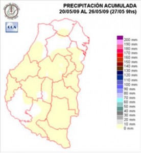 Mapa de precipitaciones