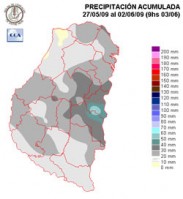 Mapa de precipitaciones