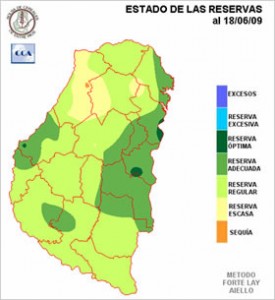 Mapa de reservas