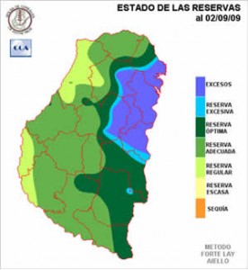 Mapa de reservas