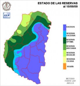 Mapa de reservas