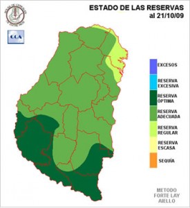 Mapa de reservas