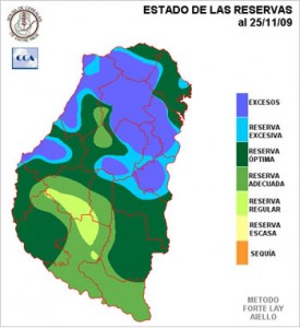 Mapa de reservas