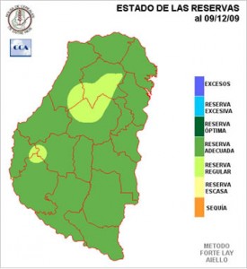 Mapa de reservas