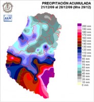 Mapa de precipitaciones