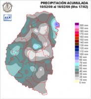 Mapa de precipitaciones