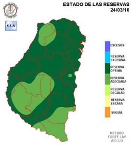 Mapa de reservas