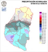 Mapa de precipitaciones