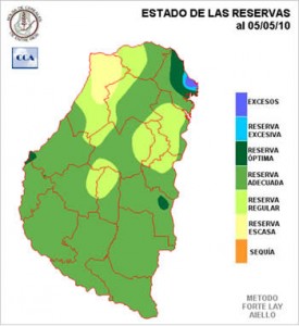 Mapa de reservas