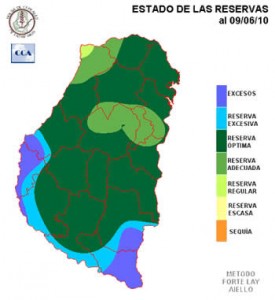 Mapa de precipitaciones