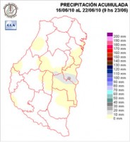 Mapa de precipitaciones