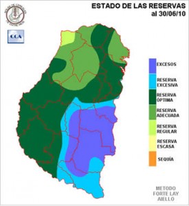 Mapa de reservas