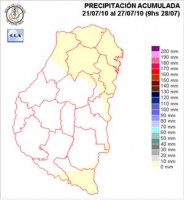 Mapa de precipitaciones