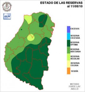 Mapa de precipitaciones