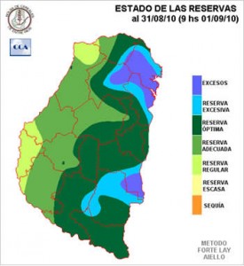 Mapa de reservas