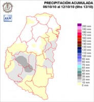 Mapa de precipitaciones