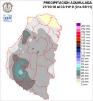 Mapa de precipitaciones