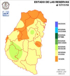 Mapa de precipitaciones