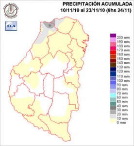 Mapa de precipitaciones