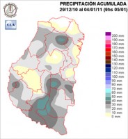 Mapa de precipitaciones