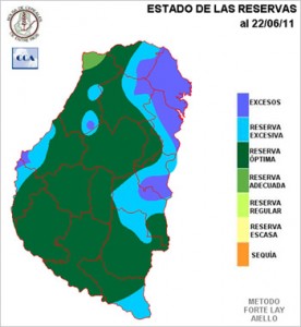 Mapa de reservas