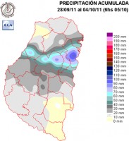 Mapa de precipitaciones