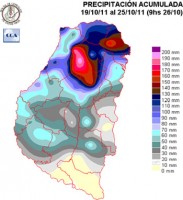 Mapa de precipitaciones