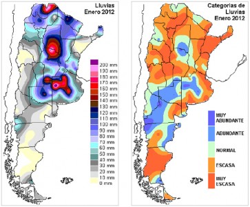 Mapa de precipitaciones