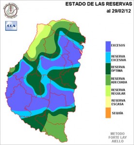 Mapa de reservas