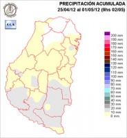 Mapa de precipitaciones