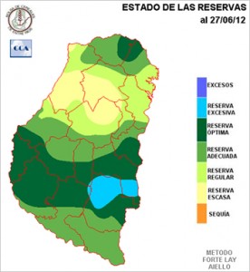 Mapa de precipitaciones