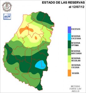 Mapa de reservas