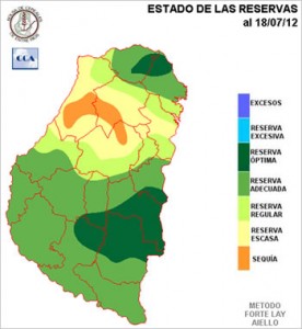 Mapa de precipitaciones