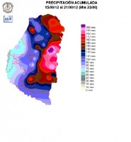 Mapa de precipitaciones