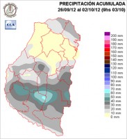 Mapa de precipitaciones