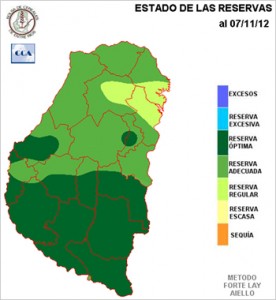 Mapa de reservas