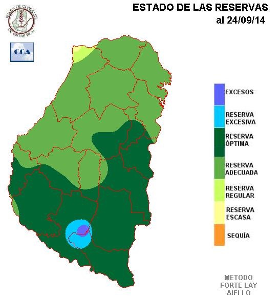 Mapa de reservas