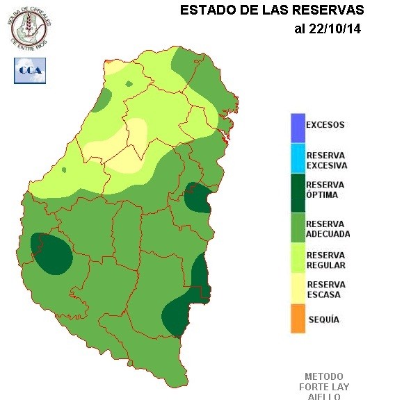 Mapa de reservas