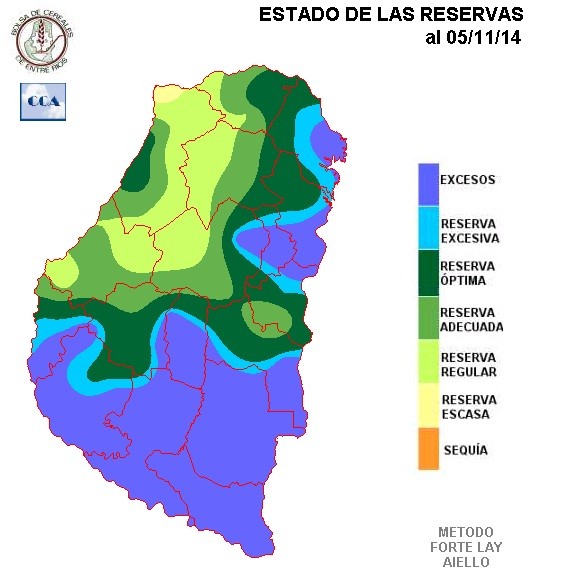 Mapa de reservas