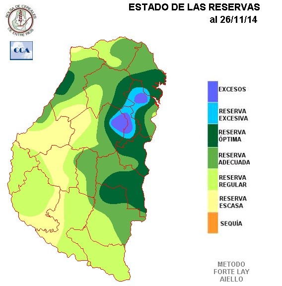 Mapa de reservas