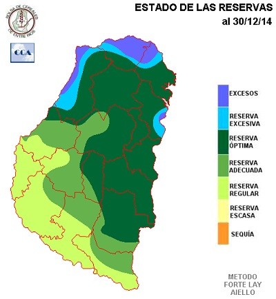 Mapa de reservas