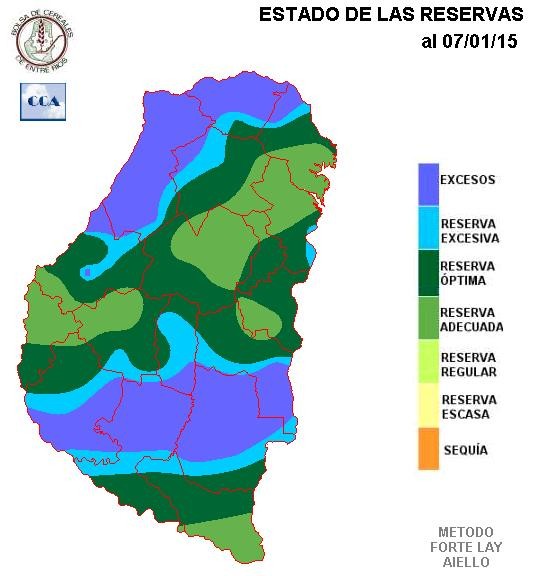 Mapa de reservas