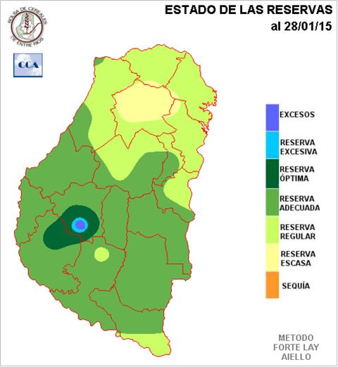 Mapa de reservas