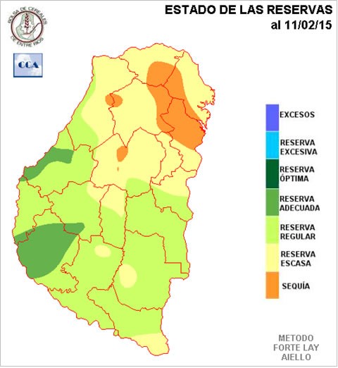 Mapa de reservas