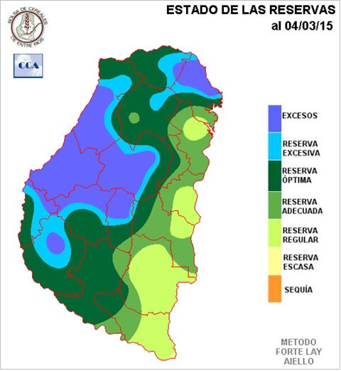 Mapa de reservas